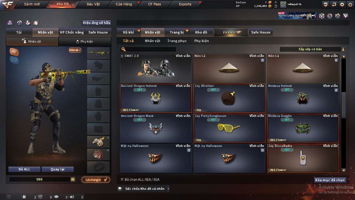 shop acc cf uy tin gia re